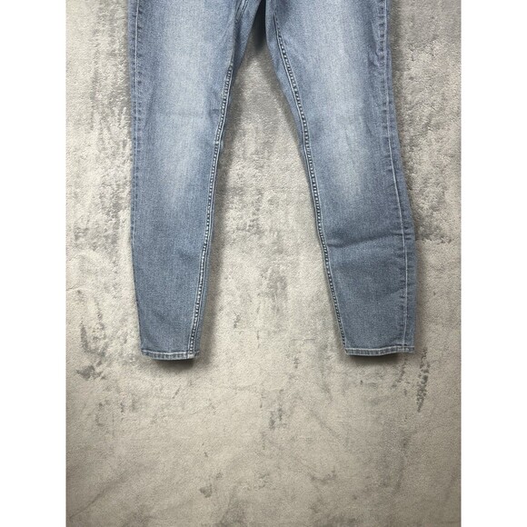 H&M Curvy Fit Ultra High Jeggings Womens Size 8 Blue Denim Stretch Skinny High - Picture 4 of 16